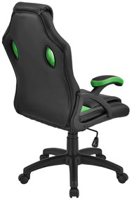 Jusky Scaun de birou Montreal - negru/verde