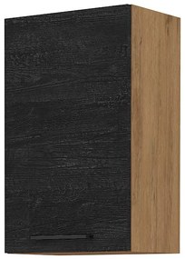 Dulap superior de bucătărie Virion 45 G 72 1F (Stejar lancelot + lemn închis). 1046307