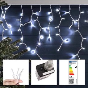 Ghirlanda luminoasa cu turturi cu LED, in 2 marimi, alb rece