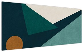 Tablou - Abstract cubic (120x50 cm)