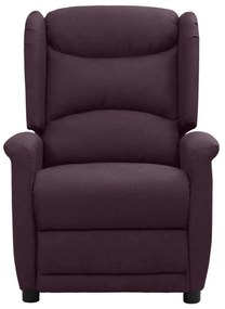 338881 vidaXL Fotoliu de masaj, violet, material textil