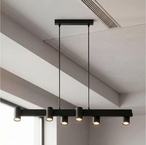 Brilagi - Lustră suspendată pe cablu SELE 6xGU10/30W/230V neagră
