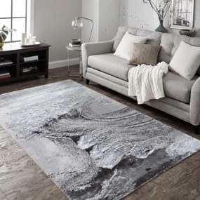 Covor Modern Living, Dormitor Dreptunghiular Cameleon 2323A Gri (Alege dimensiunea: 100 x 200)