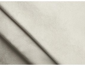 Colțar alb cu tapițerie din catifea (cu colț pe partea stângă) Moana – Makamii