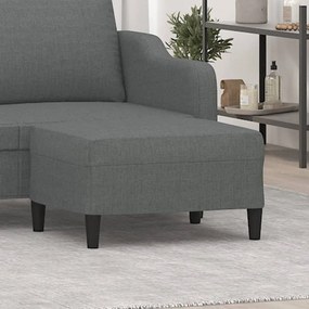 vidaXL Taburet, gri închis, 70x55x41 cm, material textil