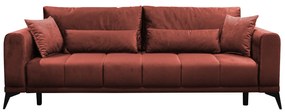 Canapea extensibilă, teracota, GRACE BIG SOFA
