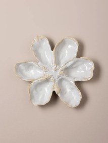 Platou pentru stridii din ceramică, 26×25 cm, "Sea Flower"