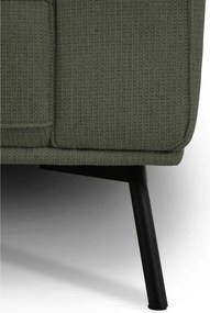 Colțar verde închis cu tapițerie din chenille (cu colț pe partea stângă/în formă de ”L”) Amsterdam – Scandic