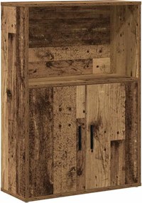 vidaXL Bibliotecă, lemn vechi, 60x24x85 cm, lemn prelucrat