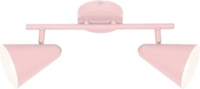 Candellux Amor lampă de tavan 2x40 W roz 92-68798