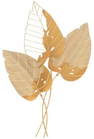 Decorațiune de perete din metal 53x84,5 cm Autumn Leaf - Mauro Ferretti