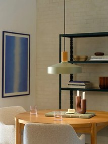 Lustra Design Modern, Metal, Pluta, Elvas verde