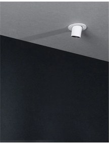 Mini Spot LED incastrabil ajustabil design modern DESERT alb