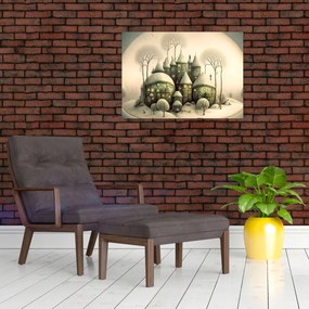 Tablou - Căsuțe de basm (70x50 cm)