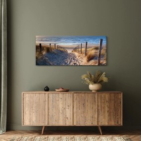 Tablou - Drum spre plaja din Marea Nordului, Țările de Jos (120x50 cm)