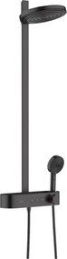 Coloana de dus Hansgrohe Pulsify S 260 negru mat cu termostat ShowerTablet Select 400