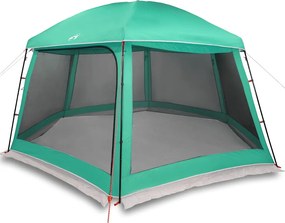 vidaXL Cort piscină cu pereți detașabili cu acoperiș&plasă Verde mare