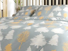 Lenjerie de pat din bumbac HOLLY REST gri Dimensiune lenjerie de pat: 70 x 90 cm | 140 x 200 cm