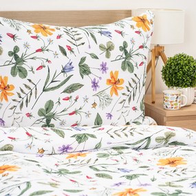 Lenjerie de pat din crep 4Home Wildflower Bliss, 140 x 200 cm, 70 x 90 cm