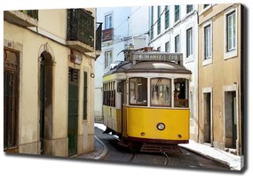 Tablou pe pânză Stația de tramvai Lisabona