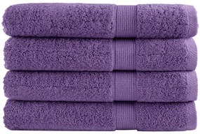 vidaXL Prosoape de saună premium SOLUND 4 buc. violet 80x200 cm 600gsm
