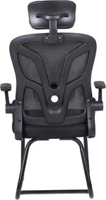 Scaun de birou, negru, SITAO