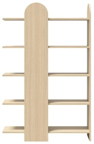 Bibliotecă cu aspect de lemn de stejar 112x175 cm Venice - TemaHome