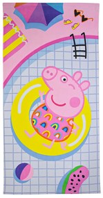 Purcelușa Peppa Summer prosop de baie, prosop de plajă 70x140cm