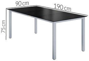 Deuba Fitting din aluminiu ALU 1 + 8 - Argintiu