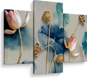 Tablou cu flori (90x60 cm)