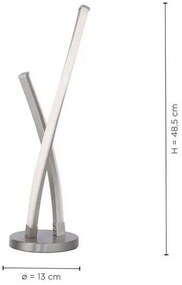 Lampă LED RGB de masă dimabilă SWING LED/9,5W/230V Leuchten Direkt 11991-55 + telecomandă