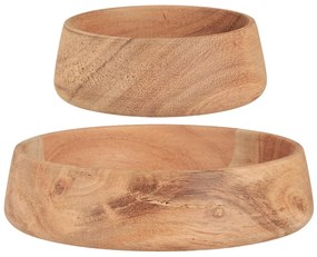 IB Laursen Set de 2 boluri din lemn de acacia ACACIA WOOD