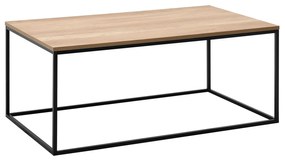 Masă de cafea Shepolendo 3 (nuc deschis + negru). 1108527