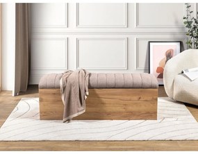 Bancă bej/în culoare naturală Oceane – Bobochic Paris