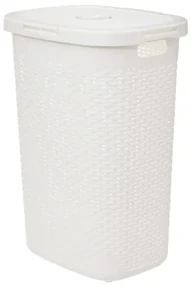 Cos rufe Flexible, White, plastic, 60 litri,  35,2 x 45 x H 65,8 cm