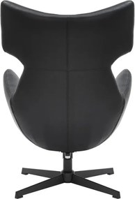 Fotoliu pivotant VOGUE piele sintetica neagra