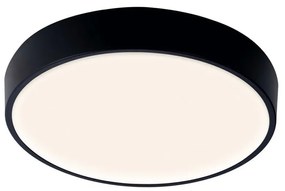 Plafoniera LED CCT, dimabila, diametru 38cm, negru, CUMBUCO II MA-8836