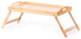 Tavă de servire Homede Malande din bambus, 50 x 30 x 21 cm