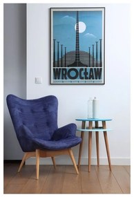 Măsuță de cafea Ragaba UFO Ø 45 cm, gri grafit