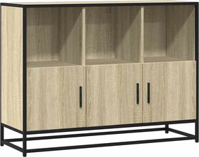 vidaXL Servantă, stejar sonoma, 100x35x76 cm, lemn prelucrat