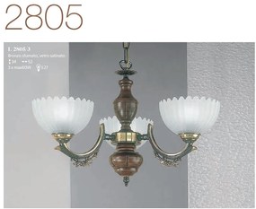 Candelabru clasic cu 3 brate design italian 2805