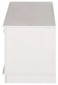 Comodă TV albă din lemn de pin 137x47 cm Anita – Støraa