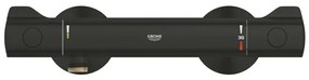 Baterie dus termostatata negru mat Grohe Grohtherm 800