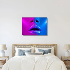 Tablou - Imaginea buzelor colorate (70x50 cm)