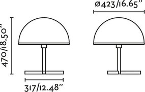Veioza, Lampa de masa minimalista DOME M
