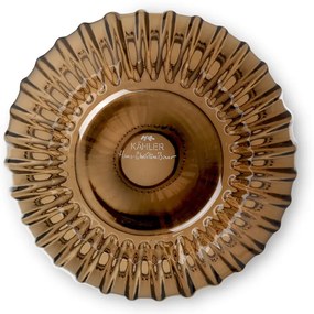 Vază din sticlă Kähler Design Hammershøi, înălțime 14 cm, maro