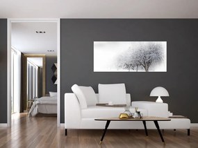 Tablou - Aleea de iarnă (120x50 cm)