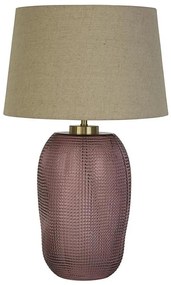 Searchlight EU44652PI - Lampă de masă AMETHYST 1xE27/60W/230V