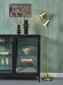 Lampadar, Lampa de podea cu doua spoturi directionabile Bremen auriu