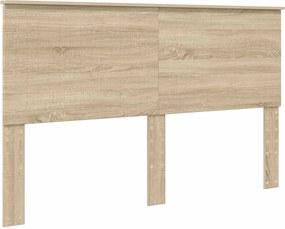 vidaXL Tăblie cap cu headboard Stejar Sonoma 160 cm Lemn compozit